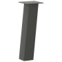 Patas para mesa de centro (4 unidades), antracita, 42 cm, acero