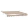 Tela de recambio para toldo Beige 350 x 250 cm Lona