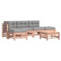 6-teiliges Gartenmöbel-Set mit Kissen aus Douglasienholz von vidaXL, Gartensets - Ref: Foro24-3185918, Preis: 492,01 €, Rabat...