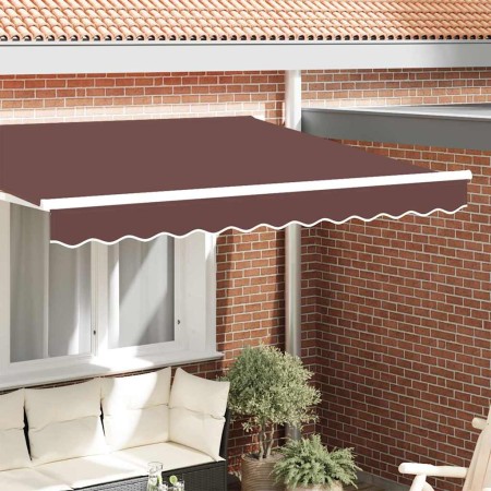 Valance de toldo Marrón 2.3 x 0.2 m Lona