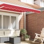 Valance de toldo Rojo 2.3 x 0.2 m Lona