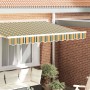 Valance de toldo Verde y amarillo 2.3 x 0.2 m Lona
