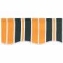Valance de toldo Verde y amarillo 2.3 x 0.2 m Lona