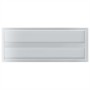 Estantes de pared 2 uds acero inoxidable plateado 75x30x3 cm