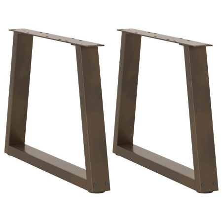 Patas para mesa de centro en forma de V (2 unidades, acero
