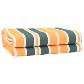 Tela de recambio para toldo Verde y amarillo 10 x 1.6 m tela Tela de recambio para toldo Verde y amarillo 10 x 1.6 m tela