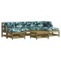 7-teiliges Gartenmöbel-Set mit Kissen aus imprägniertem Kiefernholz von vidaXL, Gartensets - Ref: Foro24-3185947, Preis: 536,...