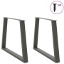 Patas para mesa de comedor en forma de V (2 unidades)