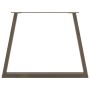Patas para mesa de comedor en forma de V (3 unidades, acero