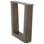 Patas para mesa de centro en forma de V (2 unidades, acero