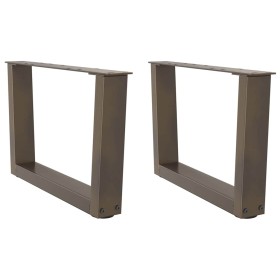 Patas para mesa de centro en forma de V (2 unidades, acero