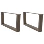 Patas para mesa de centro en forma de V (2 unidades, acero