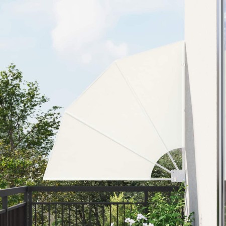 Pantalla de Privacidad para Balcón Crema 115 x 115 cm tela en Sombrillas | Comprar online en Foro24