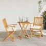 Silla Plegable con cojín 2 pcs Blanco 49 x 57.5 x 92cm