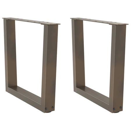 Patas para mesa de centro en forma de V (2 unidades, acero