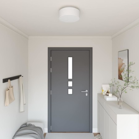 Lámpara de techo Blanco 30 x 13.5 cm tela en Lámparas | Comprar online en Foro24