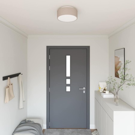 Lámpara de techo Taupé 30 x 13.5 cm tela