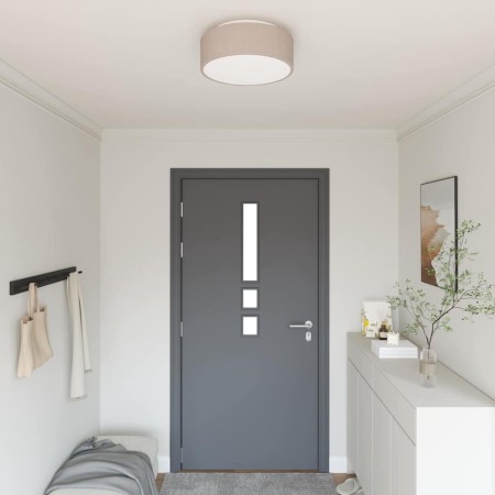 Lámpara de techo Taupé 38 x 13.5 cm tela