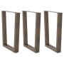 Patas para mesa de comedor en forma de V (3 unidades, acero