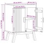 Gabinete base para fregadero Olden Marrón 114 x 43 x 73.5 cm