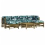 Gartenmöbel-Set 7-teilig und Kissen aus imprägnierter Kiefer\n von vidaXL, Gartensets - Ref: Foro24-3185954, Preis: 599,30 €,...