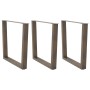 Patas para mesa de comedor en forma de V (3 unidades, acero