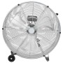 Ventilador de tambor con rueda 79 x 37 x 82 cm Aluminio