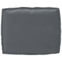 Cojín de palé para respaldo Antracita 50 x 40 x 12 cm