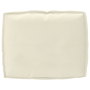 Cojín de palé para respaldo Crema 50 x 40 x 12 cm Tela Oxford