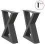 Patas para mesa de centro (2 unidades), antracita, 30 x