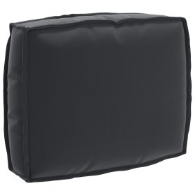 Cojín de palé para respaldo Negro 50 x 40 x 12 cm Tela Oxford Cojín de palé para respaldo Negro 50 x 40 x 12 cm Tela Oxford