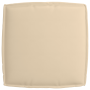 Cojín de palé para asiento Beige 60 x 60 x 12 cm Tela Oxford