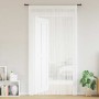 Cortinas de flecos 2 piezas 100x250 cm blancas