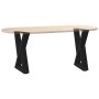 Patas para mesa de centro (2 unidades), color negro, 38 x