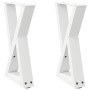 Patas para mesa de centro (2 unidades), color blanco, 38 x