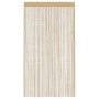 Cortinas de flecos 2 piezas 100x250 cm beige