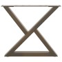Patas para mesa de centro (2 unidades, acero natural, 60 x