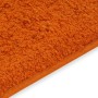 Conjunto de alfombrillas de baño de tela 2 piezas naranja