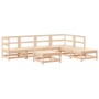 7-teiliges Gartenmöbel-Set und Massivholzkissen von vidaXL, Gartensets - Ref: Foro24-3185962, Preis: 506,97 €, Rabatt: %