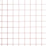 Alambrada de gallinero acero revestimiento PVC rojo 25x1 m