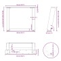 Patas para mesa de centro en forma de U (2 unidades)