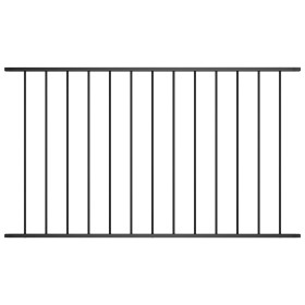 Panel de valla de acero con recubrimiento en polvo, 1,7 x 1,25