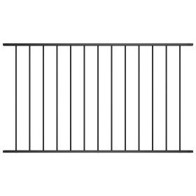 Panel de valla de acero con recubrimiento en polvo, 1,7 x 1,25