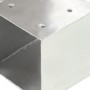 Conector de postes en forma de T metal galvanizado 81x81 mm