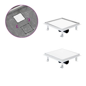 Desagüe de ducha cubierta inserción suelo acero inox. 