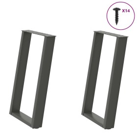 Patas para mesa de comedor en forma de U (2 unidades)