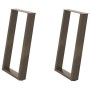 Patas para mesa de comedor en forma de U (2 unidades, acero