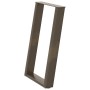 Patas para mesa de comedor en forma de U (2 unidades, acero