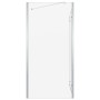 Mampara de ducha de vidrio templado transparente 120x69x130 cm