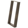 Patas para mesa de comedor en forma de U (2 unidades, acero